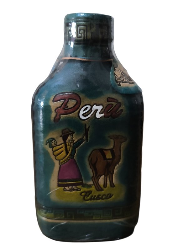 Pisco Peruano Edición Especial Machu Picchu - Botella Sellada Años 80 - imagen 1