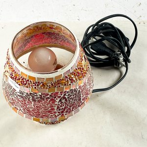 Lámpara de Sobremesa Decorativa de Vidrio Mosaico - imagen 2