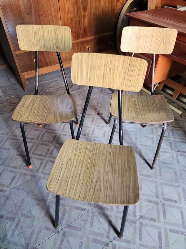 Juego de 4 Sillas de Carmica Estilo Retro