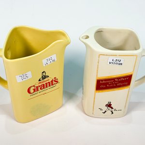 Dos Jarras de Cerámica para Whisky: Grants y Johnnie Walker - imagen 2