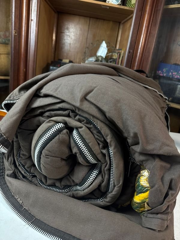 Antiguo bolso de cuero y accesorios - imagen 8