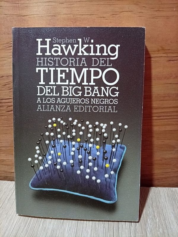 Libro "Historia del Tiempo" y "Del Big Bang a los Agujeros Negros" de Stephen Hawking