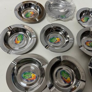 Set de 50 Ceniceros Nuevos de Acero Inoxidable - imagen 2