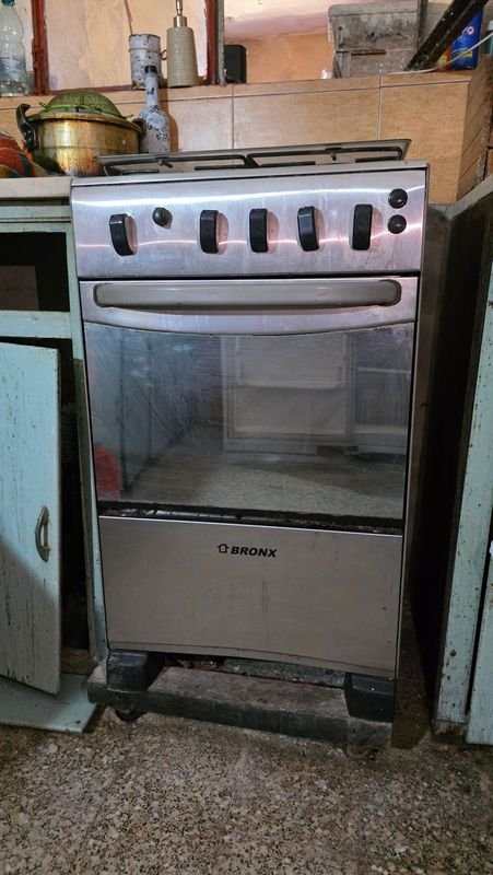 Cocina a Supergas Bronx 4 Hornallas con Tapa de Vidrio