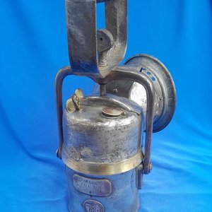 Antiguo Farol de Minero a Carburo Inglés The Premier Lamp & Engineering Co. Ltd. - imagen 6