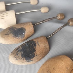 Lote de 4 Hormas para Zapatos Vintage de Madera - imagen 3