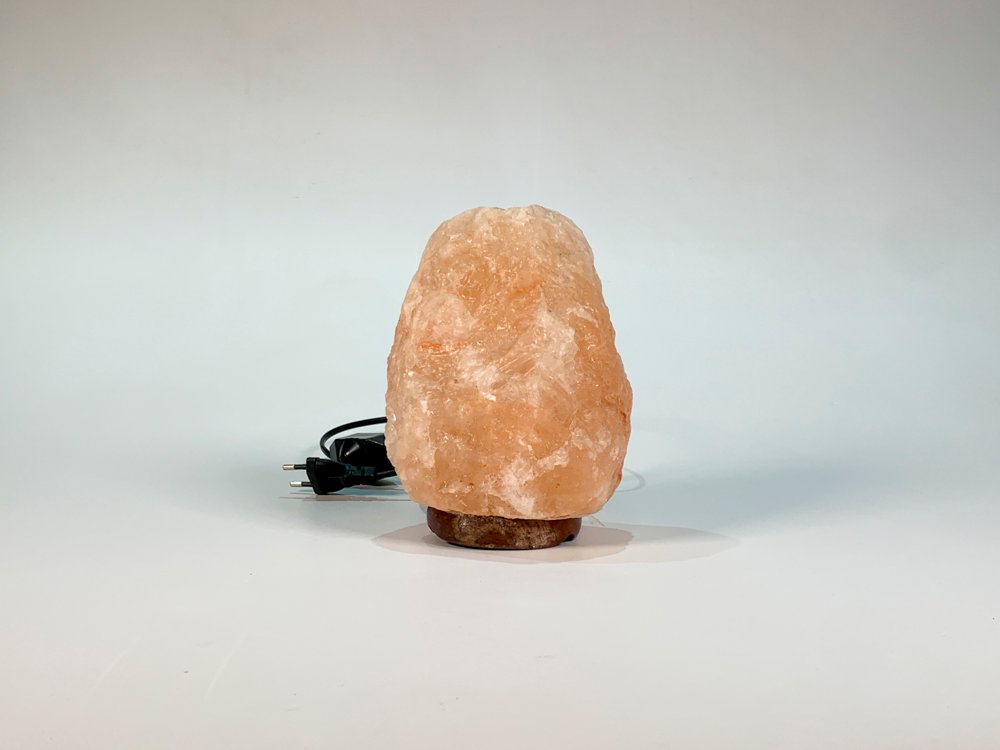 Lámpara de Sal Rosada Natural con Regulador de Intensidad