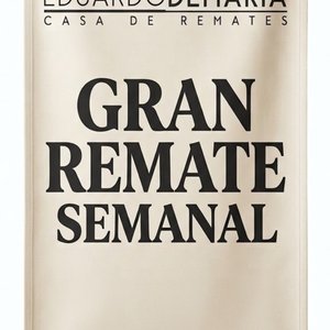 Lote siguiente: Banner "Gran Remate Semanal" Eduardo De Maria Casa de Remates