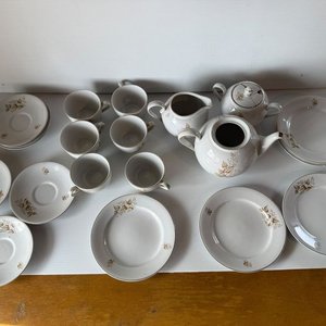 Juego de Té OLMOS Completo con Tazas, Platos y Lechera - imagen 2