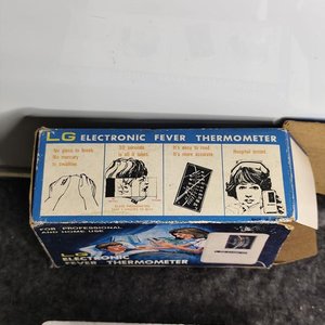 Termómetro Electrónico LG-therm Antiguo con Caja y Manual - imagen 2