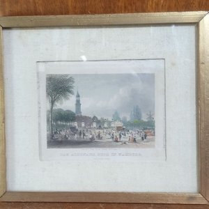Lote siguiente: Hamburgo St. Pauli Millerntor original grabado en acero Payne 1850
