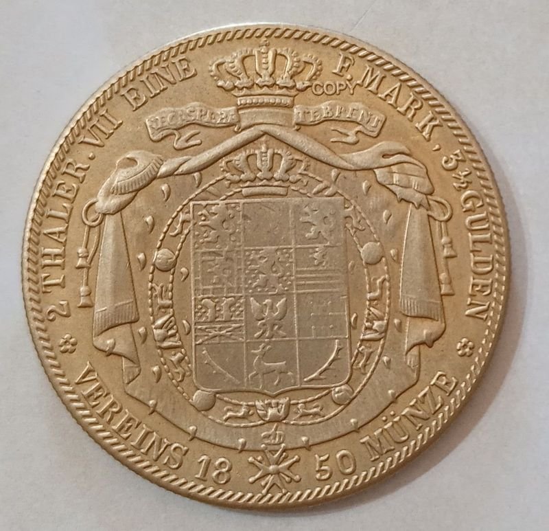 Moneda de colección del Ducado de Brunswick - imagen 2