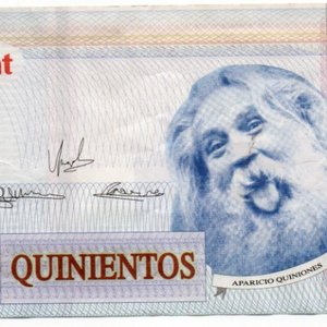Lote anterior: Vale de Supermercado Géant Uruguay $500 "La Burbuja de la Suerte"