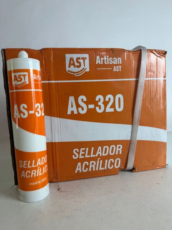 Sellador Acrílico Blanco - Paquete de 24 Unidades