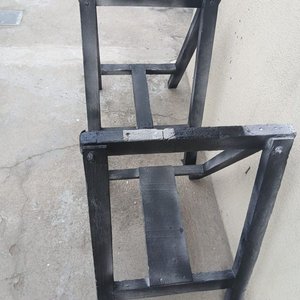 Juego de 2 Caballetes de Madera con Tapa para Mesa de Trabajo - imagen 4