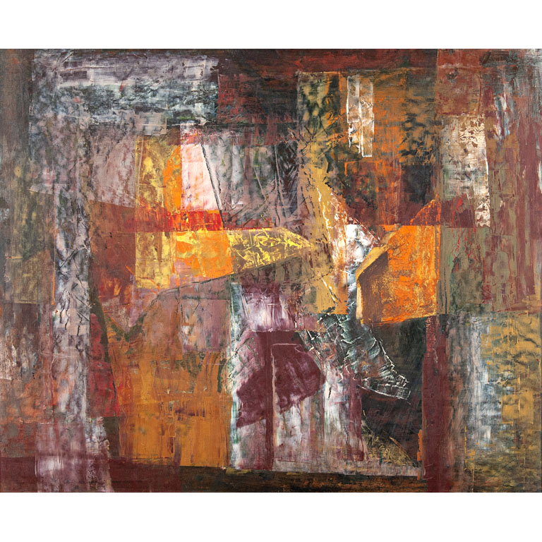 Lote anterior: Pintura abstracta en óleo sobre tela, firmada