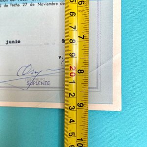 Acción de O.N.D.A. de 1980, Valor N$ 25, Firmada y Sellada - imagen 7