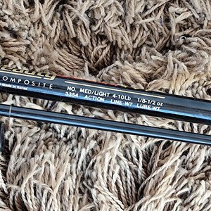 Caña de Pesca Spinning South Bend Black Beauty 7' Graphite Composite - imagen 6
