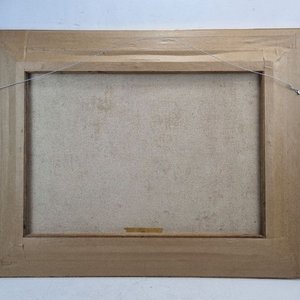 Antiguo óleo sobre tela "Escena de Taberna" por Enrique Eguren, firmado - imagen 6