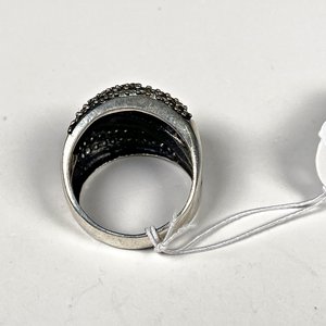 Anillo de Plata y Oro con Circones, Medida 18 mm - imagen 3