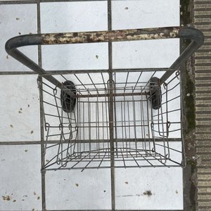 Carrito de Compras Metálico Plegable con Ruedas - imagen 6