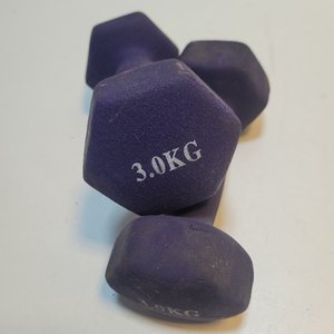 Par de Mancuernas de 3 kg Color Violeta - imagen 3