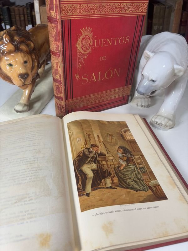 Libro de Cuentos de Salón por Teodoro Guerrero en 2 Tomos Ilustrado - imagen 6