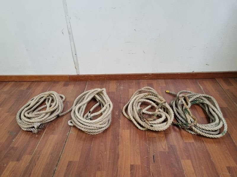 Set de 4 Tramos de Cuerda de Fibra Natural para Usos Varios