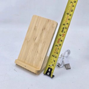 Cargador Inalámbrico de Bambú para Celular (x2) - imagen 2