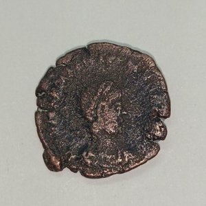 Moneda Romana Antigua Imperio Bajo Teodosiano Bronce 1.4g - imagen 2