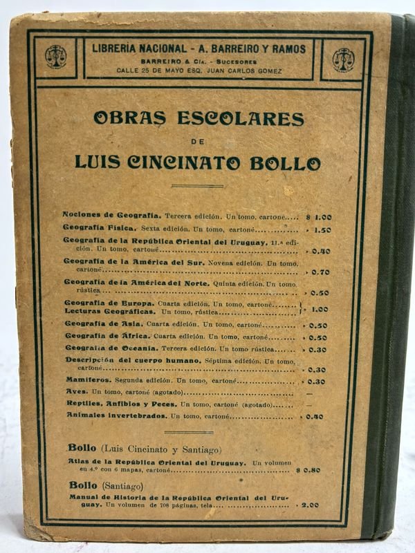 Luis Cincinato Bollo Geografías de América del Sur - Montevideo 1918 - imagen 3