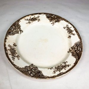 Plato Centro y Salsera con Tapa de Porcelana Inglesa Royal Marlborough - imagen 3