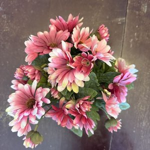 Floreros de Mambu con Flores Artificiales Rosas - imagen 4