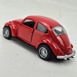 Auto a Escala Metálico Volkswagen Escarabajo Rojo - imagen 2