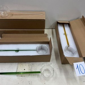7 Cucharas Revolvedoras de Vidrio Nuevas para Cócteles - imagen 2