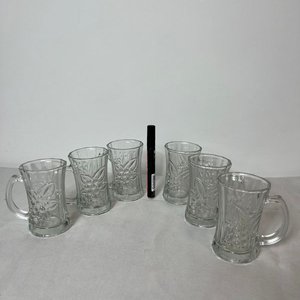 Juego de 6 Tazas para Capuchino de Vidrio con Diseño - imagen 3