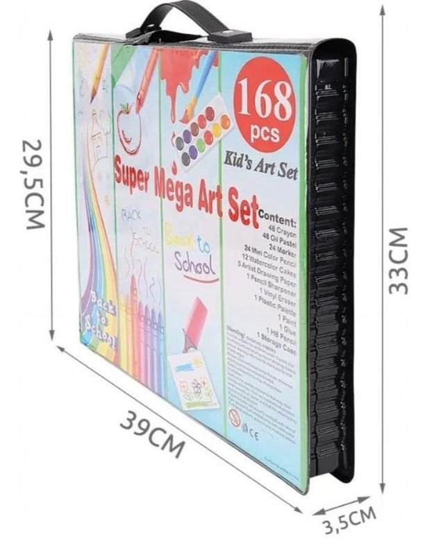 Set de Arte Súper Mega Maletín Infantil con 168 Piezas - imagen 7