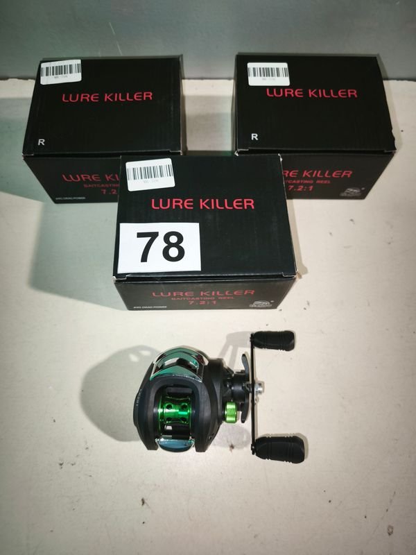 Reel de Pesca Lure Killer LK201 Baitcasting 7.2:1