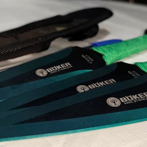 Set de 3 Dagas de Lanzamiento Boker con Funda - imagen 3