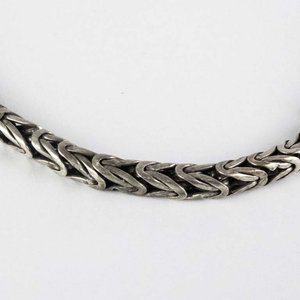 Collar de Plata Maciza Estilo Bizantino - imagen 2