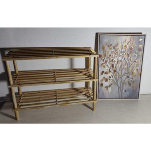 Lote anterior: Estante Multiuso de Madera 3 Niveles y Cuadro Decorativo Árbol