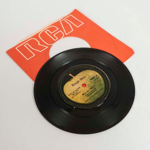 Disco Vinilo Single Ringo Starr "No es fácil" - Edición Uruguay 1971 - imagen 1