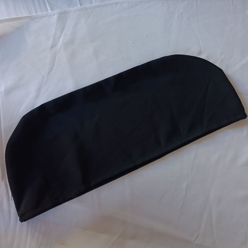 Fundas para respaldo de silla en tela negra - imagen 3