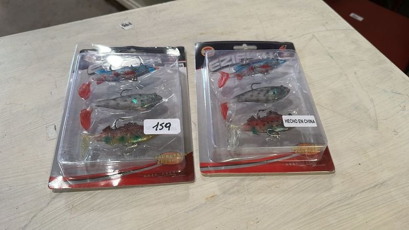 Lote siguiente: Cuatro Lure de Pesca en Paquete Plástico