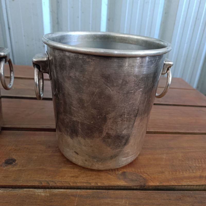 Champagneras Vintage en Metal Blanco - imagen 5