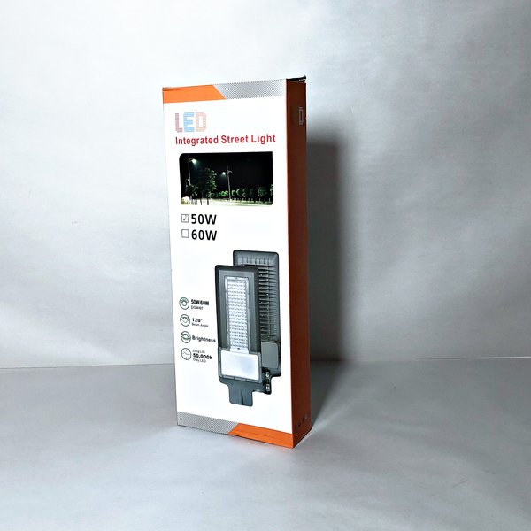 Luminaria LED Exterior Integrada 50W Gris con Caja Original - imagen 1