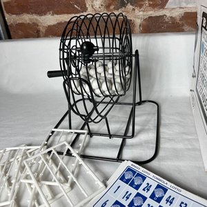 Juego de Bingo Completo con Bolillero Metálico y Tarjetas - imagen 2