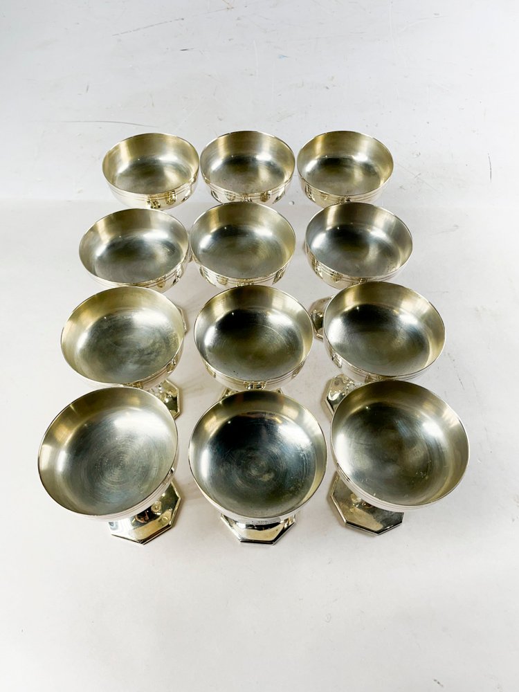 Doce copas de metal para postre - imagen 2