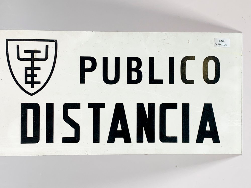 Cartel de acrílico con monograma y teléfono público - imagen 3