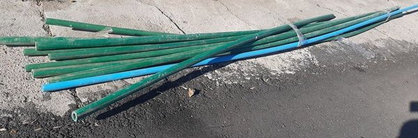 Atado de Caños de PVC Verdes y Azules para Termofusión - imagen 1